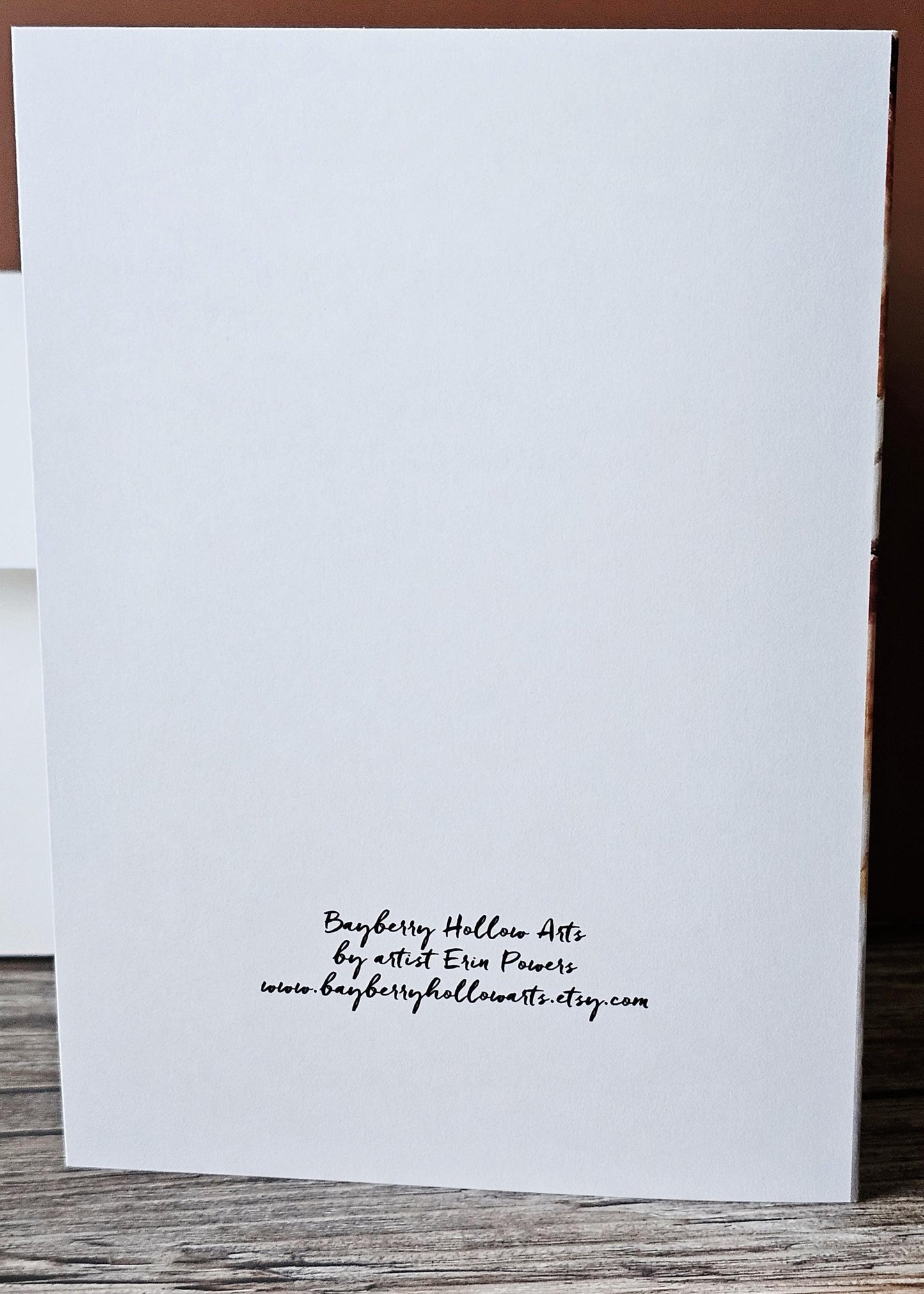 Fall Leaf Thanksgiving Greeting Card: Christian Sentiment With White Envelope