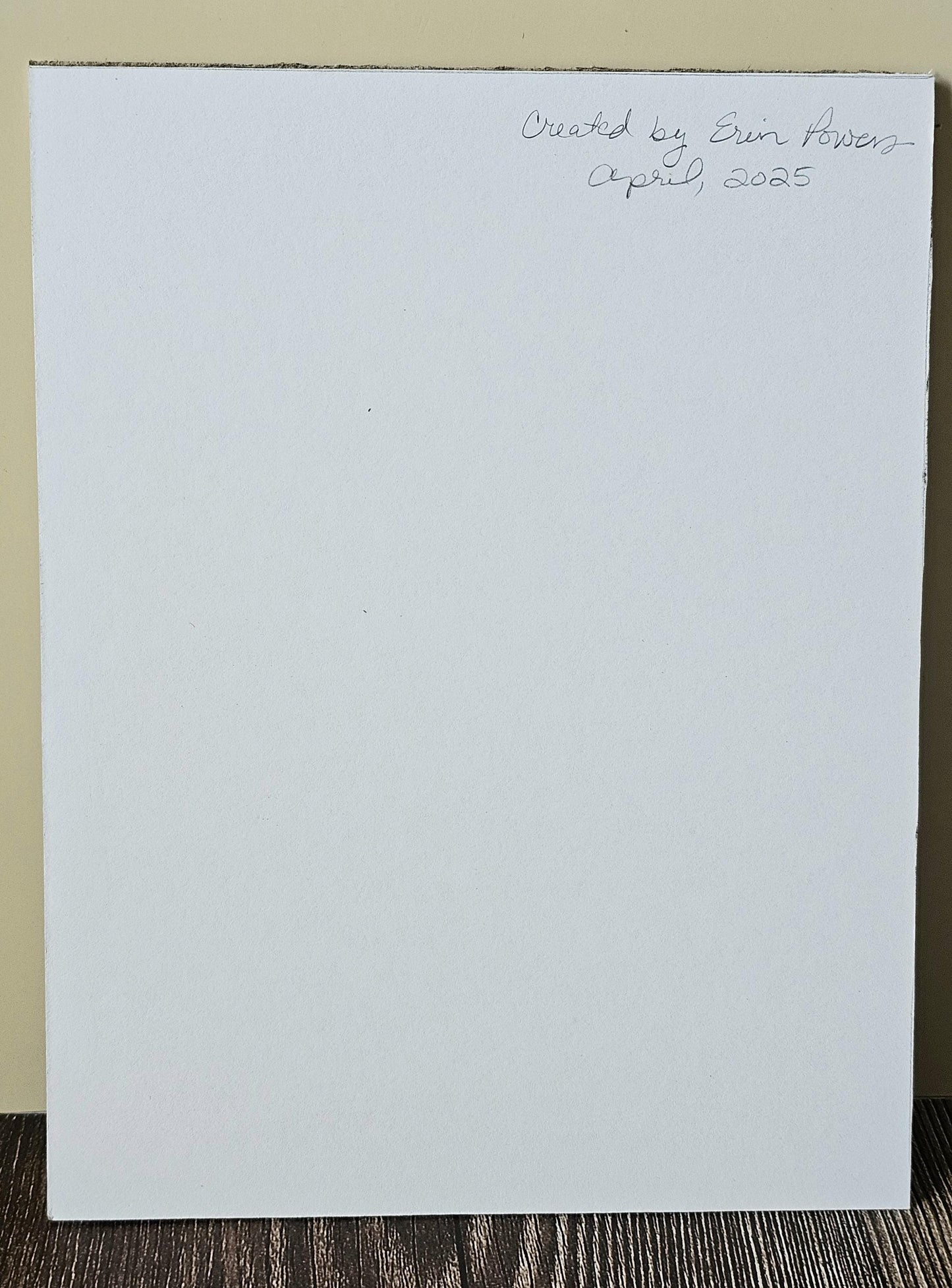 Original Watercolor Art Painting 'Caramel Sunrise' Unframed 8.5x6.5" With Backing & Slipcover