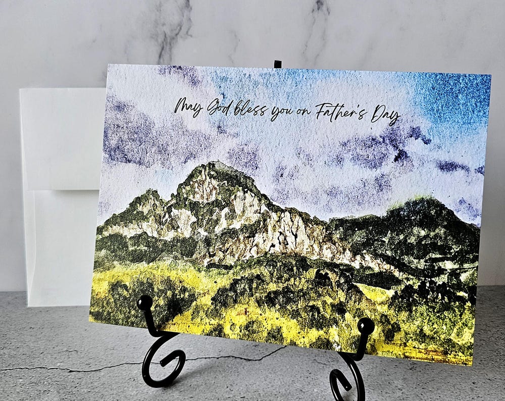 Artisan Watercolor Father's Day Card