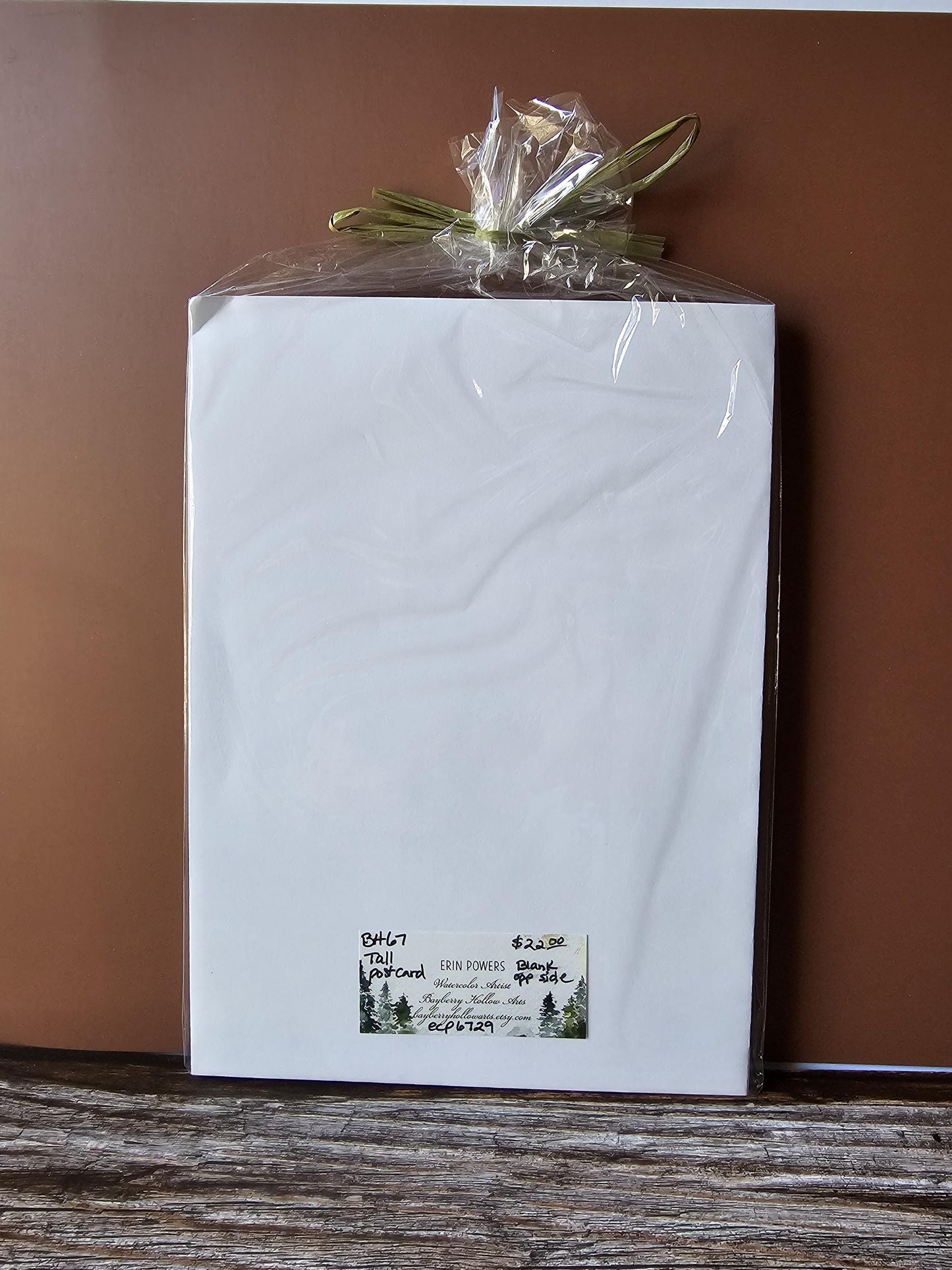 Original Watercolor Print Set of 5 NoteCards'Consider The Possibilities' Blank Other Side 5.5x7.5 With White Envelope