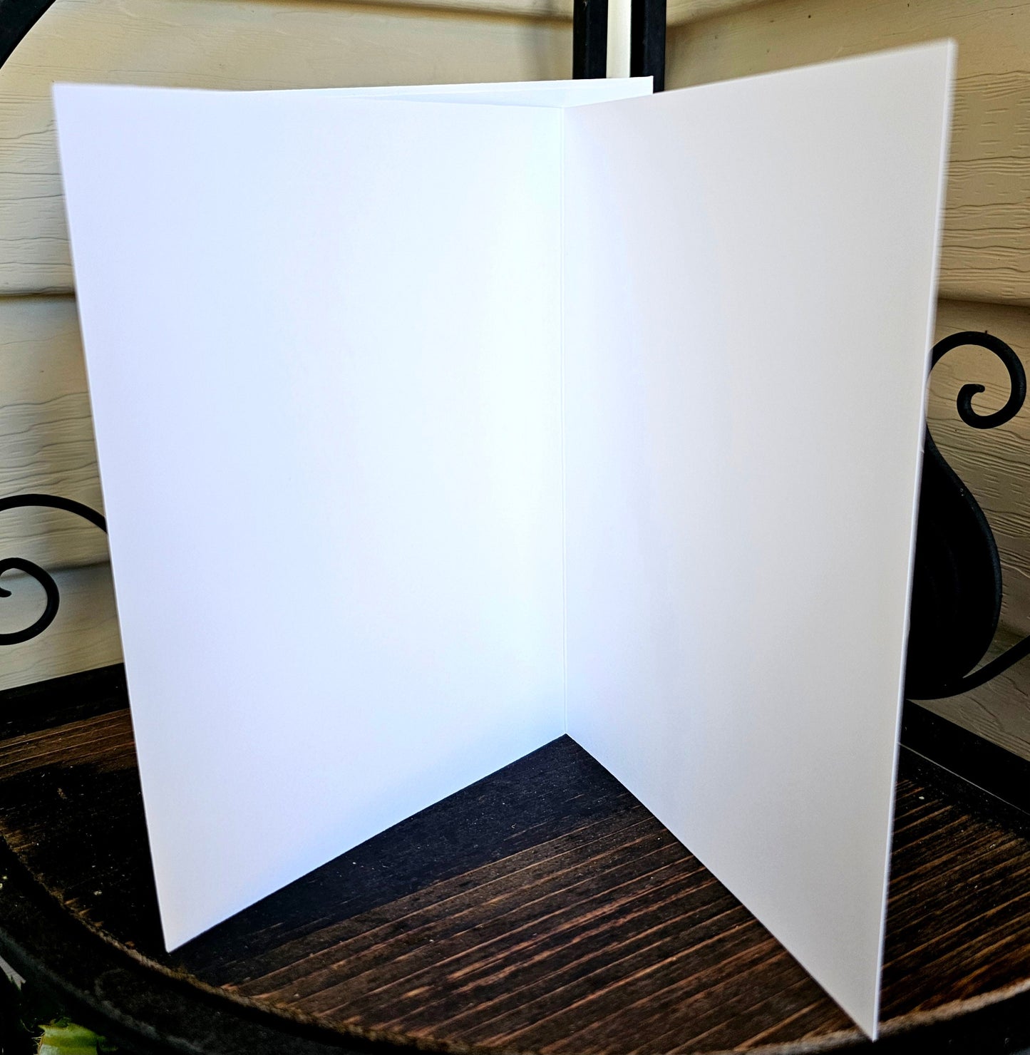 Original Watercolor Art Print Card Christian Encouragement Greeting Card 'Mountainside Sun' 5x7 With White Envelope - Blank Inside