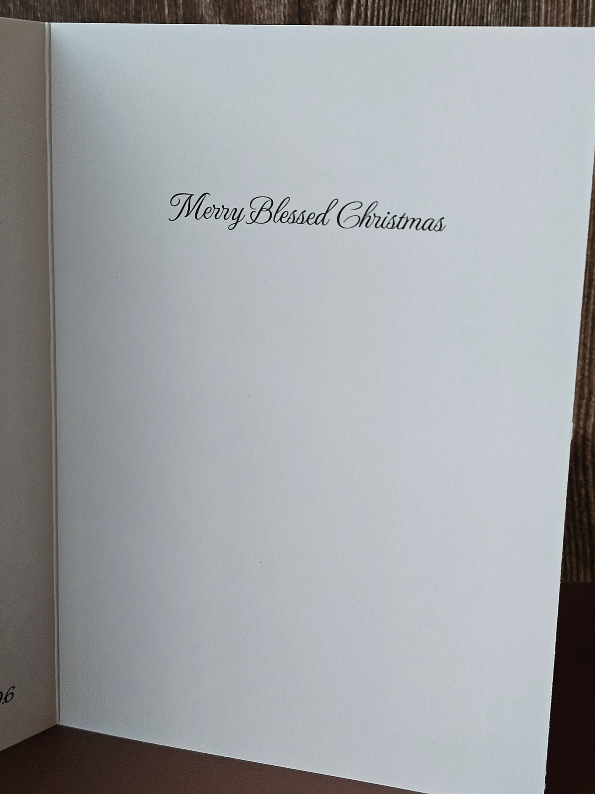 Christmas Greeting Card Watercolor Print 'Christ the Savior' 5x7" with Envelope