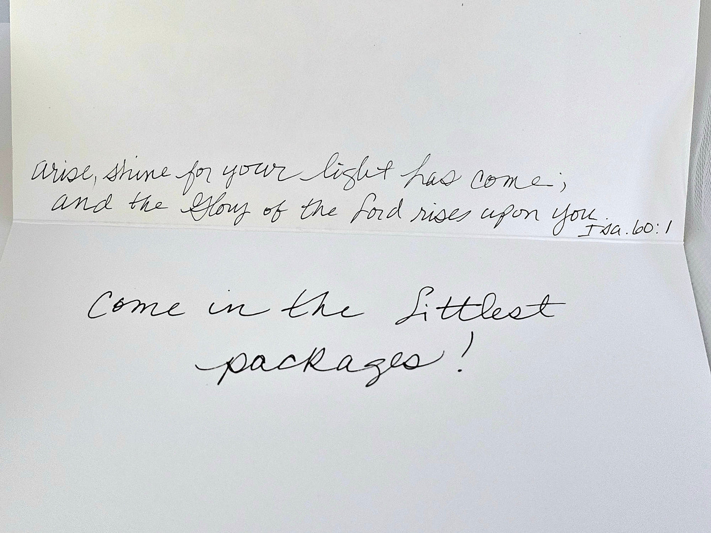 Shih Tzu Pups Watercolor Greeting Card: Christian Art, 'Biggest Blessings' (5x7)