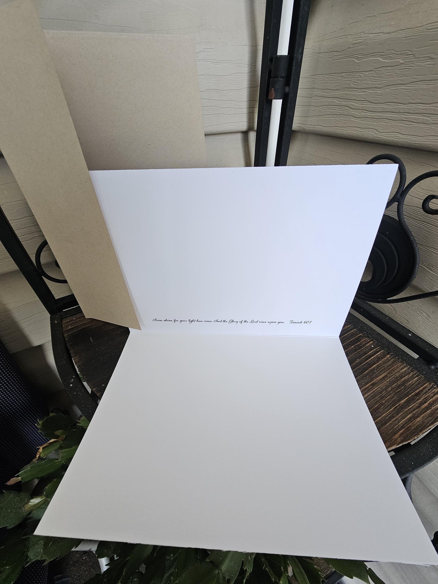 Watercolor 'Sultry Sunflowers' Christian Greeting Card 5x7