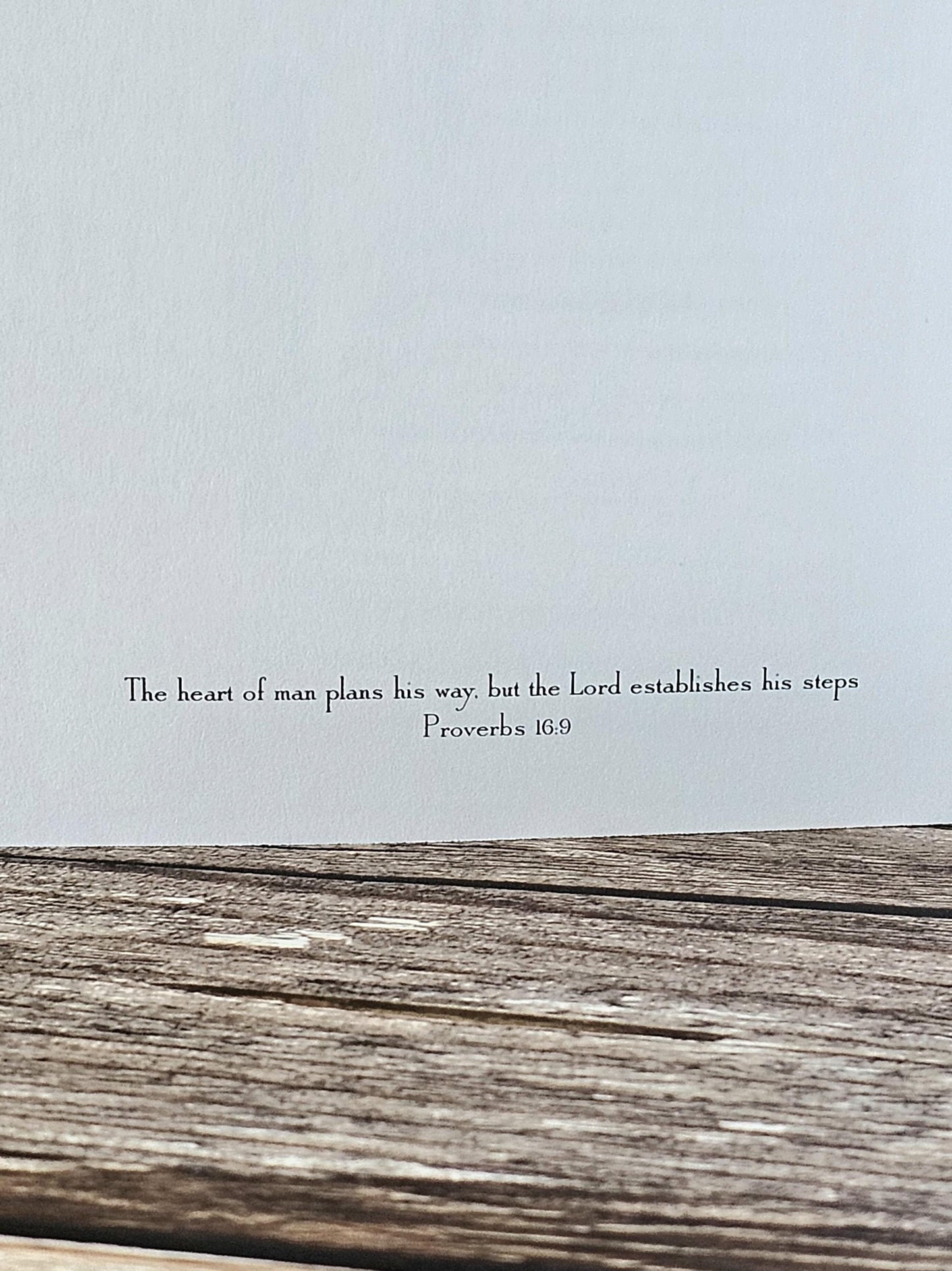 Watercolor Beach Greeting Card: Christian Art Print - The Journey