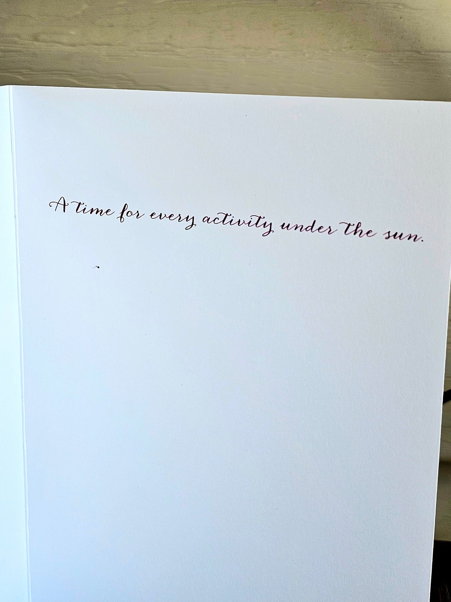 Watercolor Pink Tree Greeting Card: Christian Art, Springtime Verse