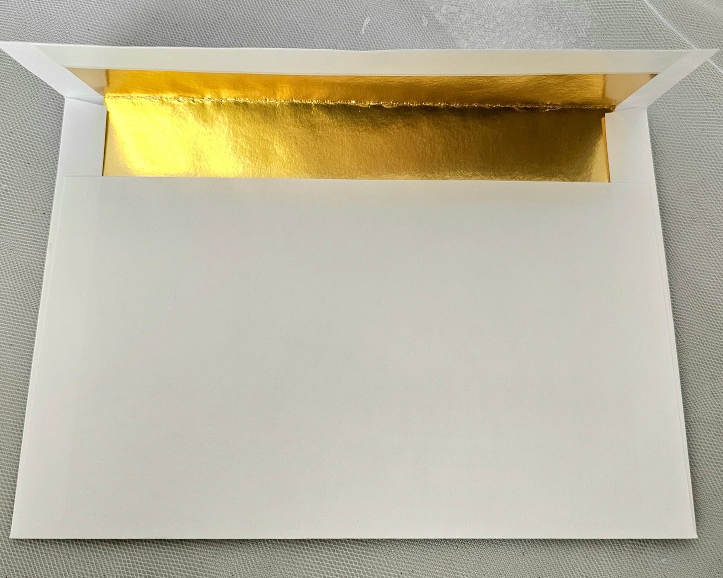 Easter Chick Watercolor Print Christian Card With White Envelope Gold Foil