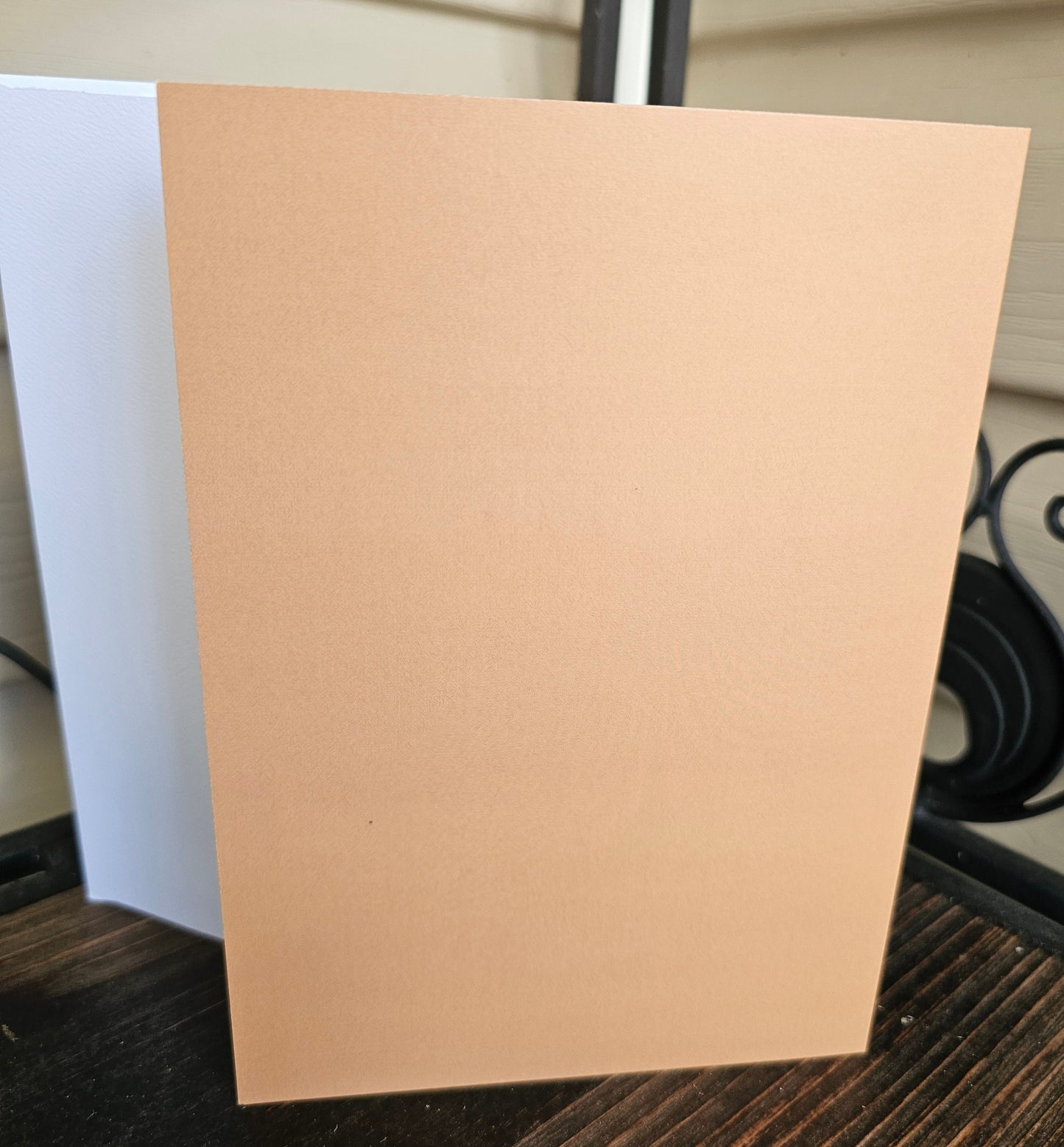 Watercolor Art Card: 'New Horizons' Encouragement Greeting (5x7) with White Envelope