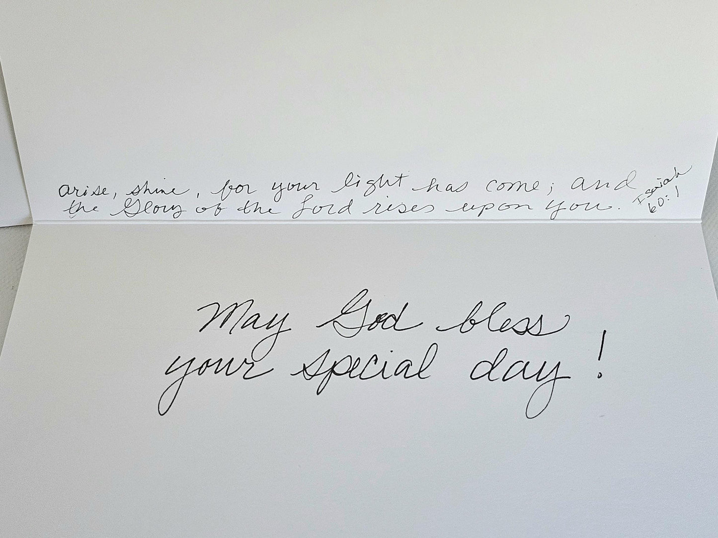 Watercolor Print Horses on Beach Birthday Card: Christian Art Print (5x7)