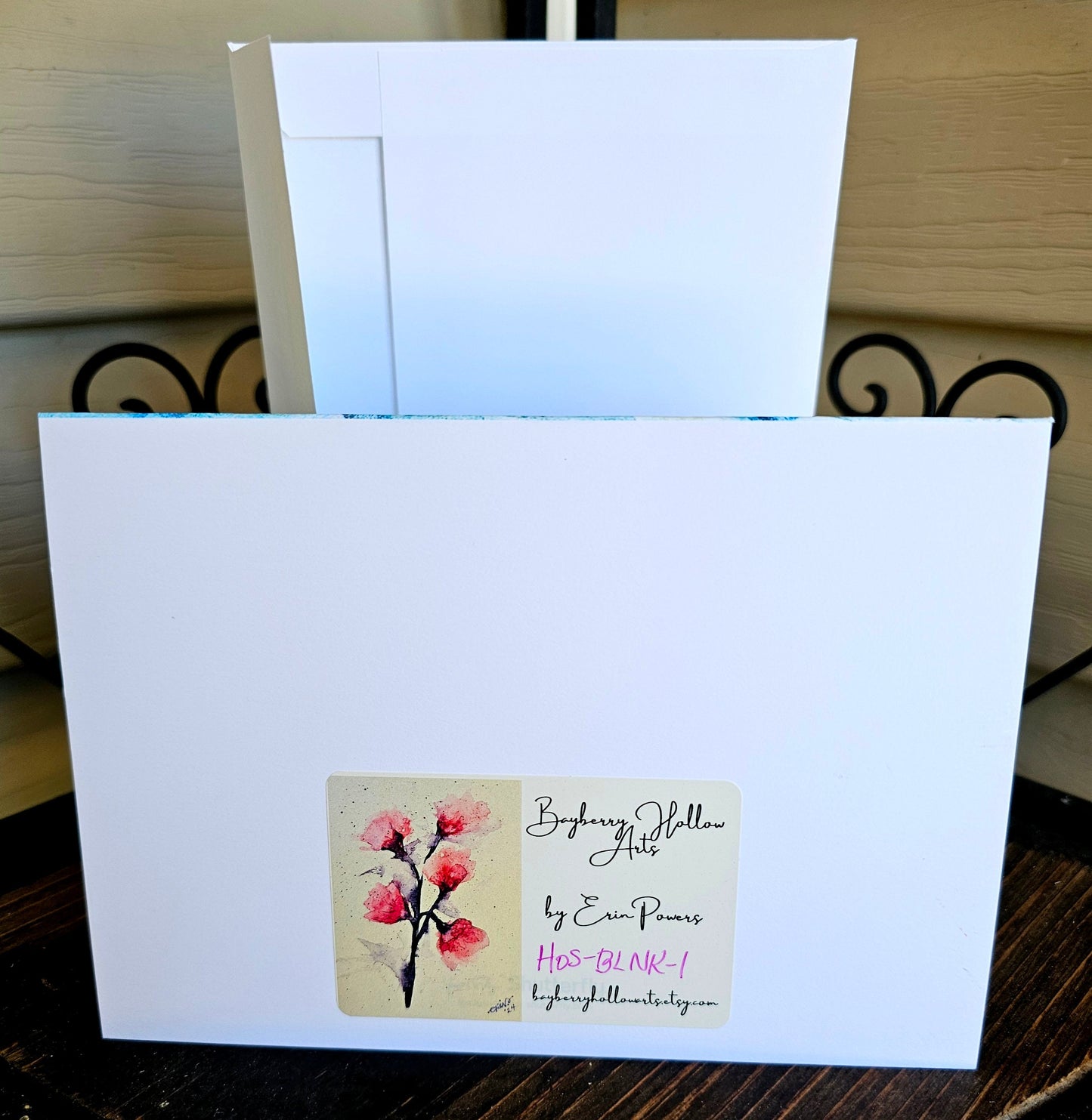 Watercolor Horses on Beach Art Print Greeting Card: Christian Encouragement (5x7)