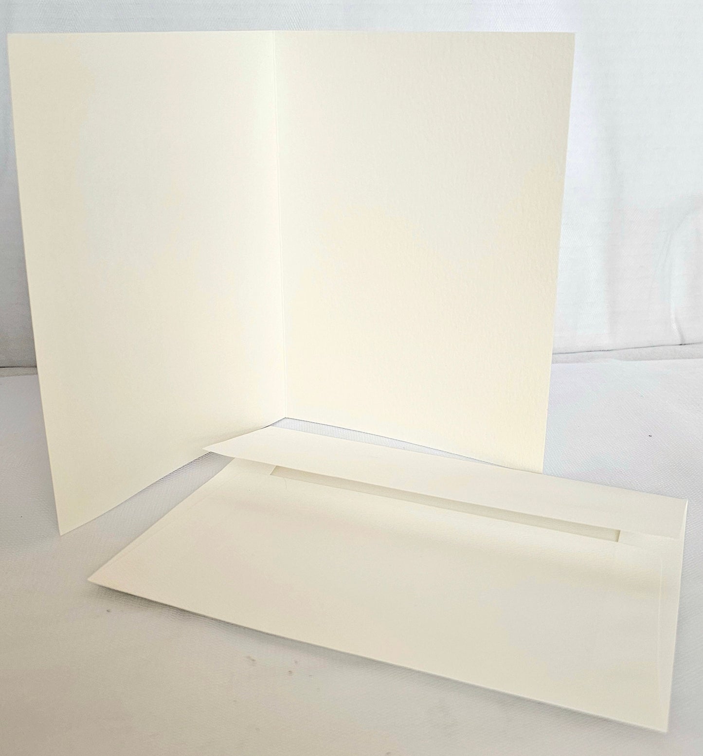 Winter Moon Watercolor Greeting Card: Blank 5x7 Art Card